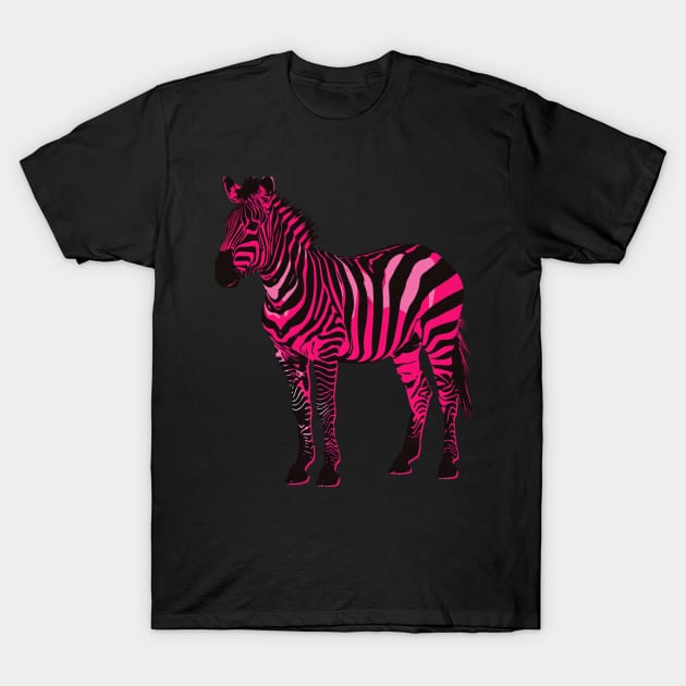 Zebra Fast Foals T-Shirt by A Cyborg Fairy